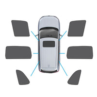 Front Rear Port Window Magnetic Mesh Sun Shade Suitable For Jeep Grand Cherokee