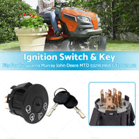{{ Ignition Switch  and  Key For Husqvarna Murray John Deere MTD 532163968 GY20074 92 }} - Buy Car Parts Online at {{ Kaka Auto Parts }}.