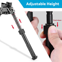 {{ 360掳 Swivel QD Tactical 6. 5 to9  Rail Pistol Hunting Shooting Rifle Bipod Mount }} - Buy Car Parts Online at {{ Kaka Auto Parts }}.