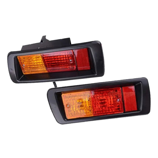 2x Rear Bumper Reflector Lamps Suitable For Toyota Land Cruiser Prado J90 / J95 LR