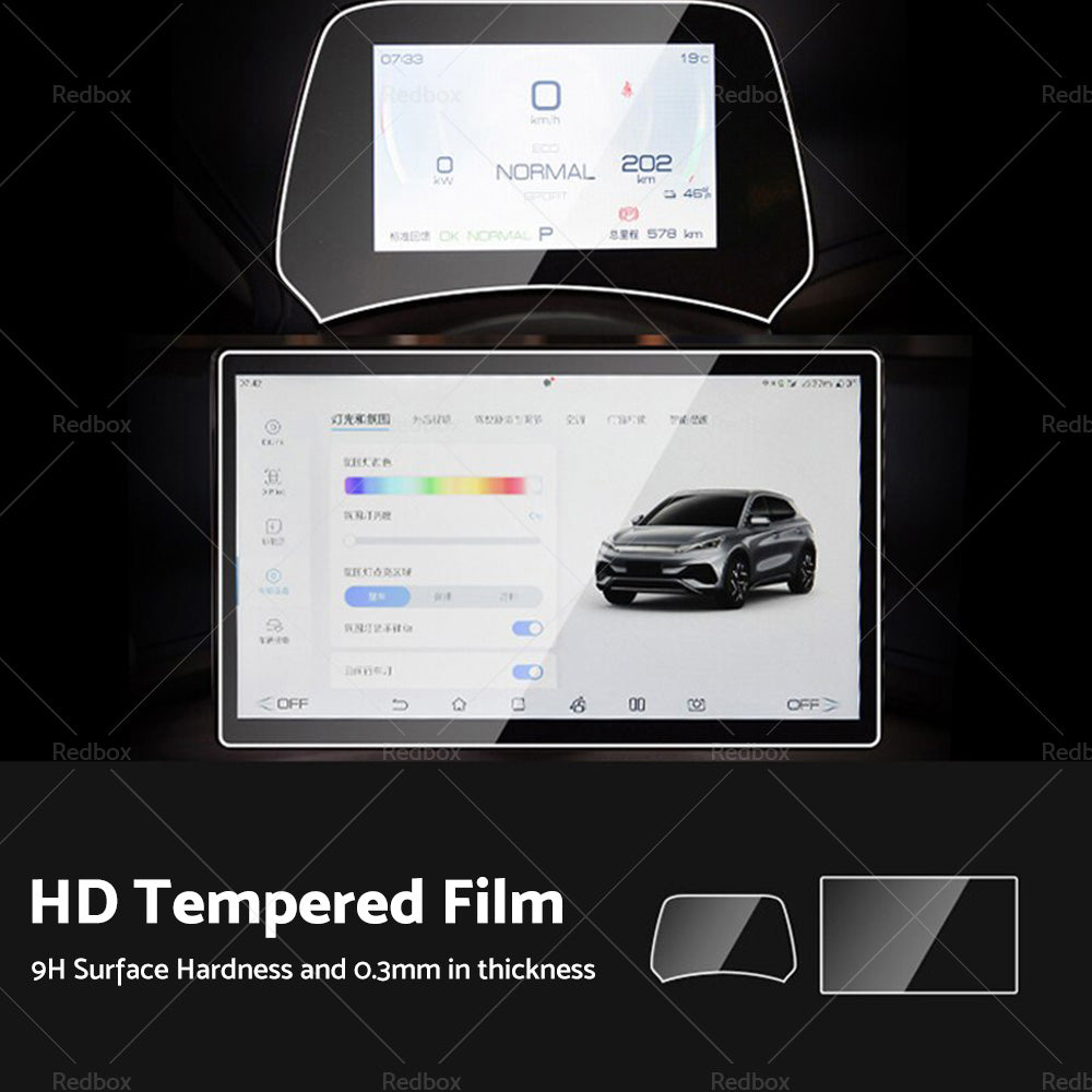 {{ Tempered Glass Screen Protector Center Control  Suitable for BYD Atto3 Dolphin }} - Buy Car Parts Online at {{ Kaka Auto Parts }}.