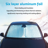 {{ 6 Layer WindScreen Sun Shade Suitable For Benz Sprinter 2019-2025 UV Protection }} - Buy Car Parts Online at {{ Kaka Auto Parts }}.