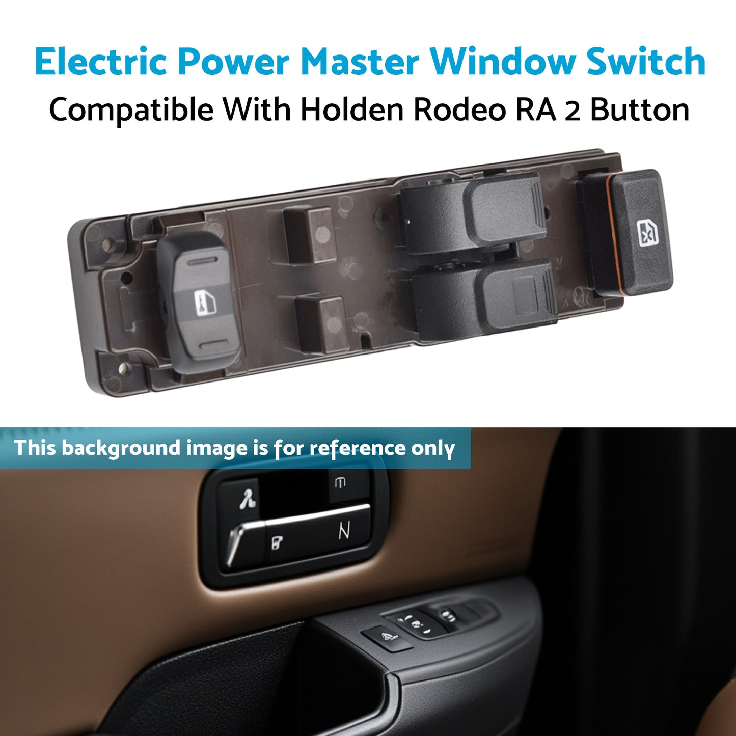 Electric Power Window Master Switch 2-Button Suitable For Holden Rodeo RA 2003-2008
