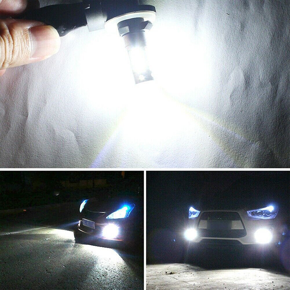 2x 881 H27 30W 6000K White LED Car SUV Fog Light Bulb DRL Lamp Extremely Bright