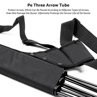 {{ Archery Arrow Quiver Holder 3 Tube Back Waist Shoulder Strap Bag Pouch Hunting }} - Buy Car Parts Online at {{ Kaka Auto Parts }}.