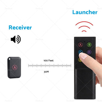 compare product Wallet Tracker Transmitter 6 Receivers Anti-lost Wireless Key Finder Remote Key