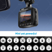 {{ 4K Built in WiFi GPS Car Dash Camera Recorder UHD 2160P LCD 170隆茫 WDR Night Visio }} - Buy Car Parts Online at {{ Kaka Auto Parts }}.