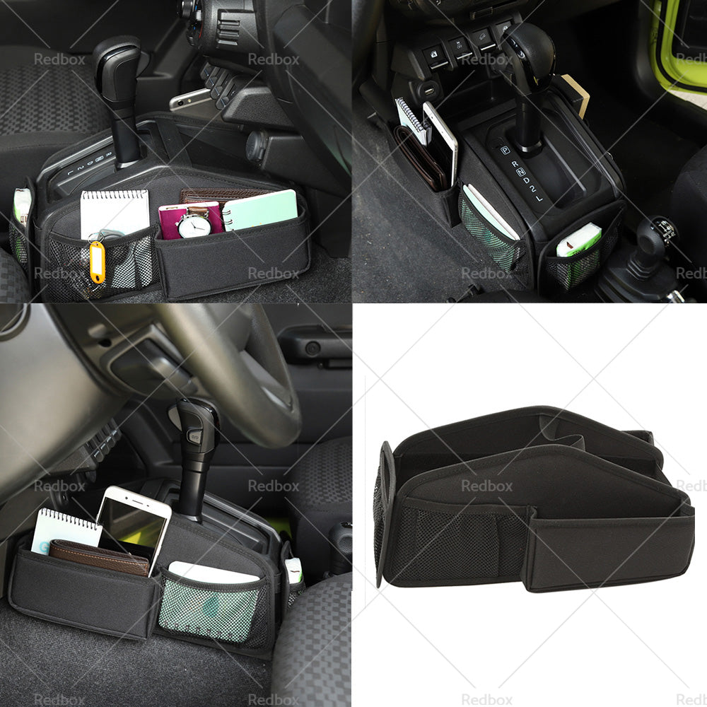 {{ Gear Shift Storage Bag Organizer Tray Suitable For Suzuki Jimny 19-22 JB64 JB74 }} - Buy Car Parts Online at {{ Kaka Auto Parts }}.