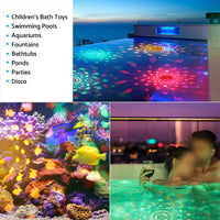 Floating Underwater LED Disco Light Glow Show Lamp Suitable For Swimming Pool, Tub & Spa
