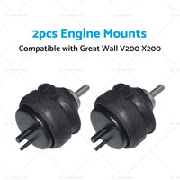 {{ 2x Engine Mount Suitable for Great Wall V200 X200 2. 0L GW4D20 Diesel Auto or Manual }} - Buy Car Parts Online at {{ Kaka Auto Parts }}.