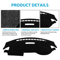 Black Dash Mat Suitable For Ford Everest Next Gen Ambiente Trend Sport 2022‑2025