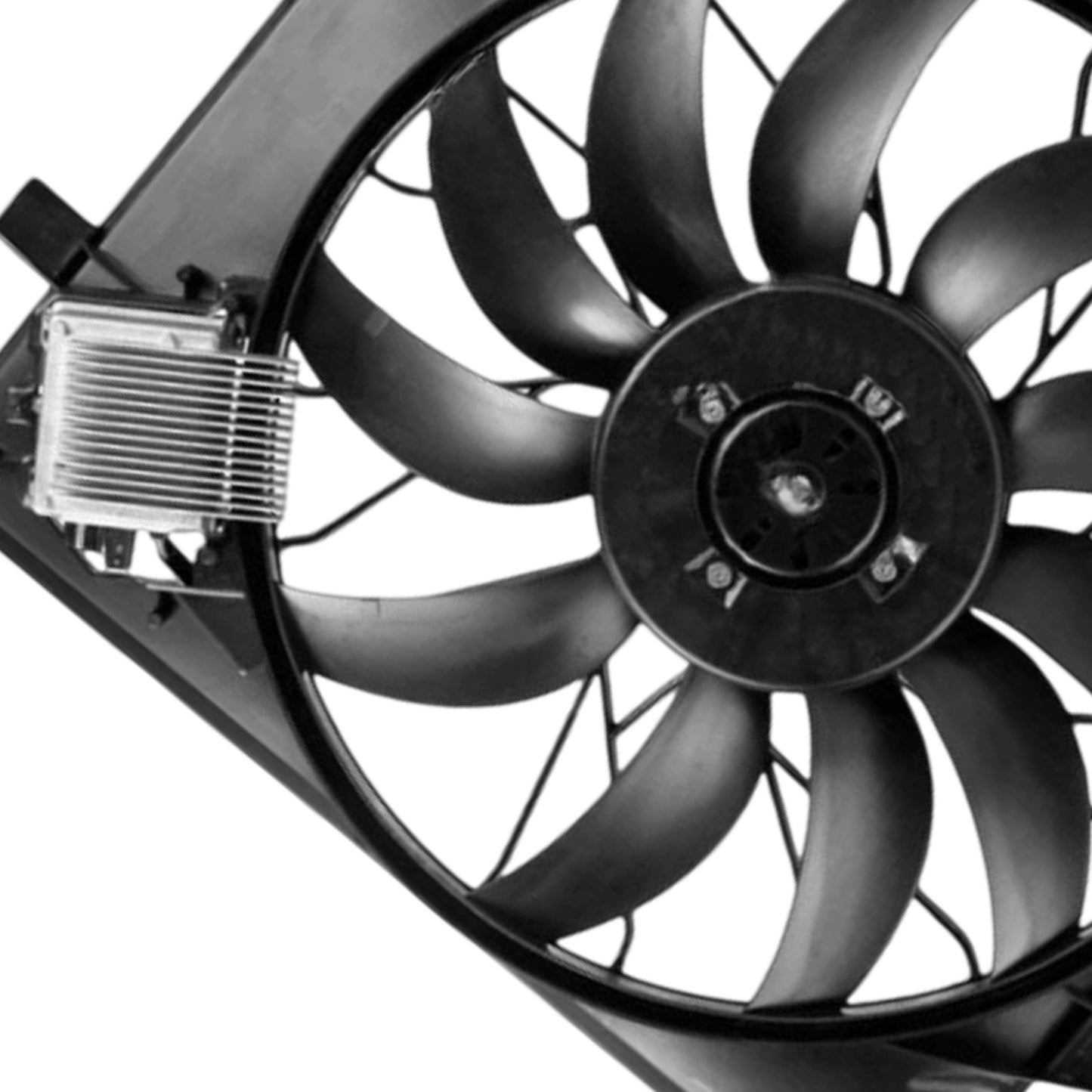 {{ Radiator Cooling Fan with Shroud Suitable For Mercedes M-Class W163 ML500 01-05 }} - Buy Car Parts Online at {{ Kaka Auto Parts }}.