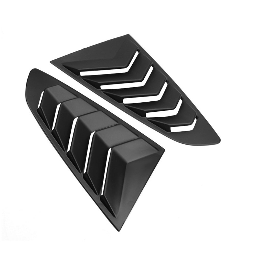 {{ 2x Side Window Louvers Sun Shade Cover Suitable For Ford Mustang 2015-2022 }} - Buy Car Parts Online at {{ Kaka Auto Parts }}.