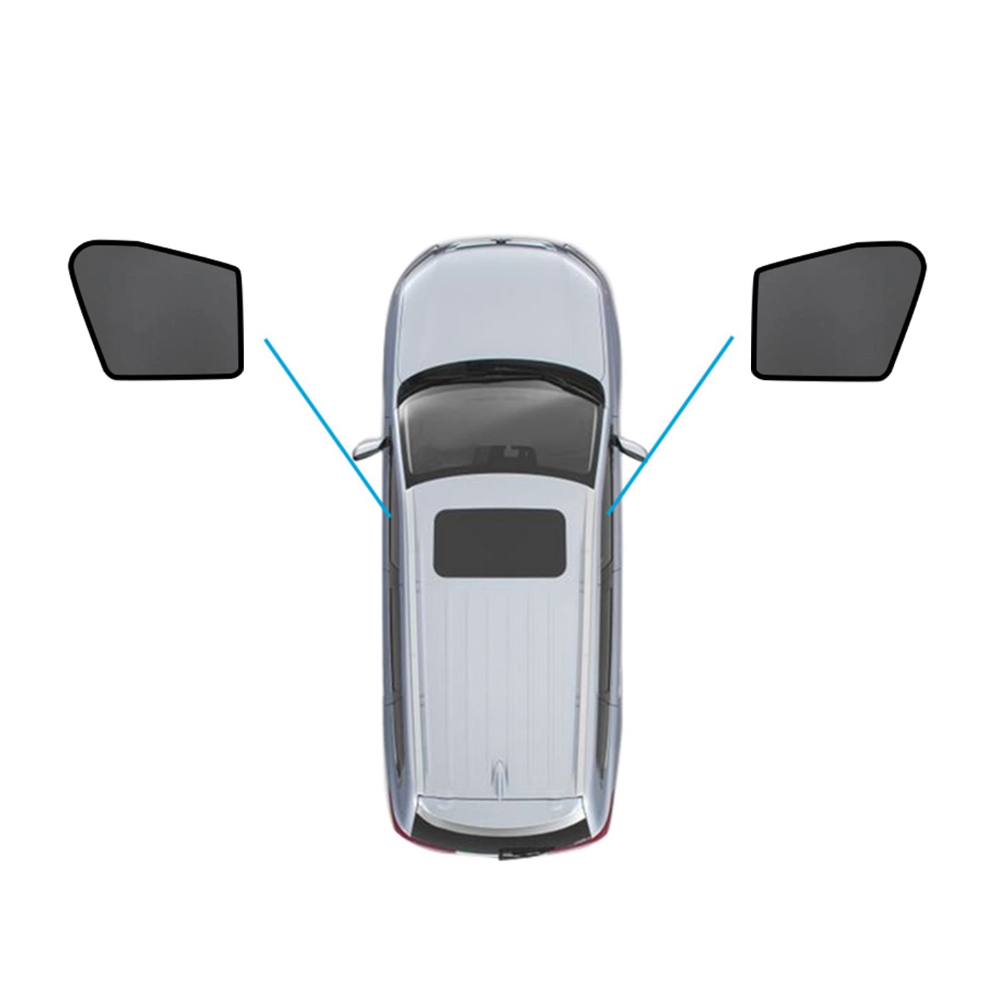 {{ Magnetic Mesh Sun Blind Shades Suitable for Suitable for Volvo XC60 2017-2024 }} - Buy Car Parts Online at {{ Kaka Auto Parts }}.