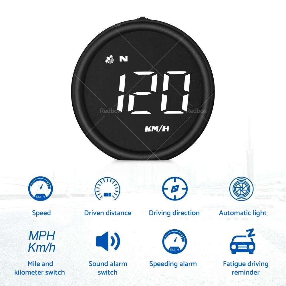 {{ Car Digital Speedometer GPS Head Up Display MPH or KM Overspeed Tired Warning Alarm }} - Buy Car Parts Online at {{ Kaka Auto Parts }}.