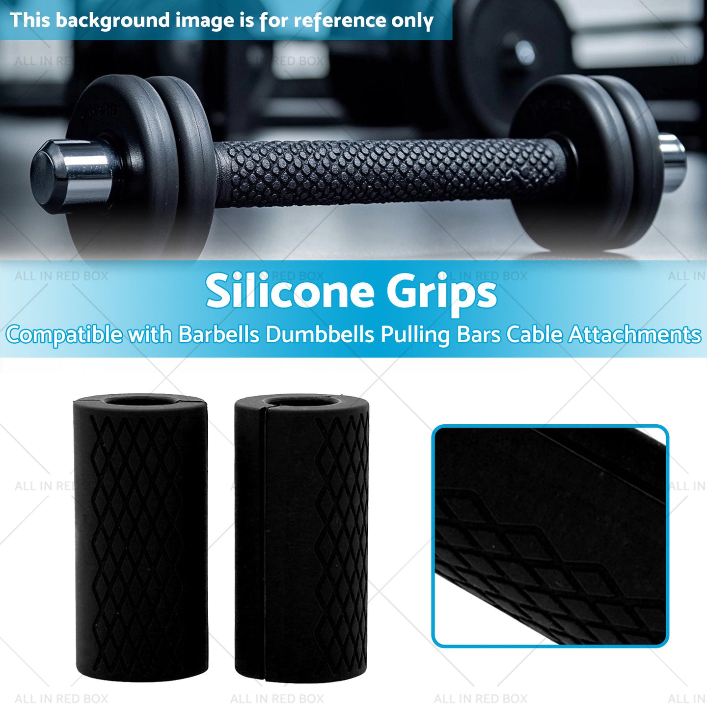 {{ Thick Barbell Grips Suitable For Home Gym Dumbbells and Pulling Bars }} - Buy Car Parts Online at {{ Kaka Auto Parts }}.