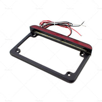 {{ Motorcycle License Plate Frame Bracket w  LED Brake Light  Suitable For Harley }} - Buy Car Parts Online at {{ Kaka Auto Parts }}.