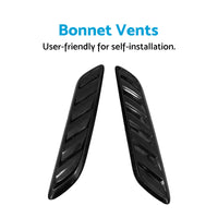 {{ Gloss Black Bonnet Vents Suitable For Holden Commodore VF S SS  SSV  SV6 Redline }} - Buy Car Parts Online at {{ Kaka Auto Parts }}.