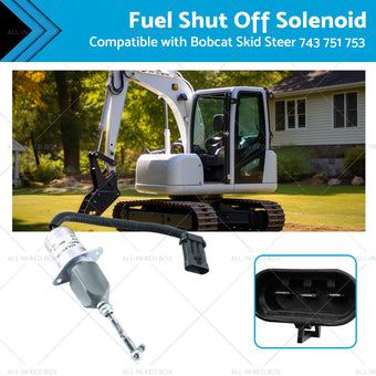 compare product Fuel Shut Off Solenoid Kit Suitable For Bobcat Skid Steer 743 / 751 / 753 / T190 / S185