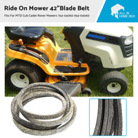 {{ Deck Belt For 42 inch  Cut Rover MTD Cub Cadet Ride on Mower 754-04060 954-04060 }} - Buy Car Parts Online at {{ Kaka Auto Parts }}.