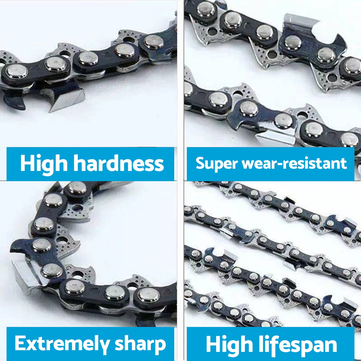3x 20'' 3/8 .058 72DL Chainsaw Chain Suitable For Partner Jonsered Makita Opem