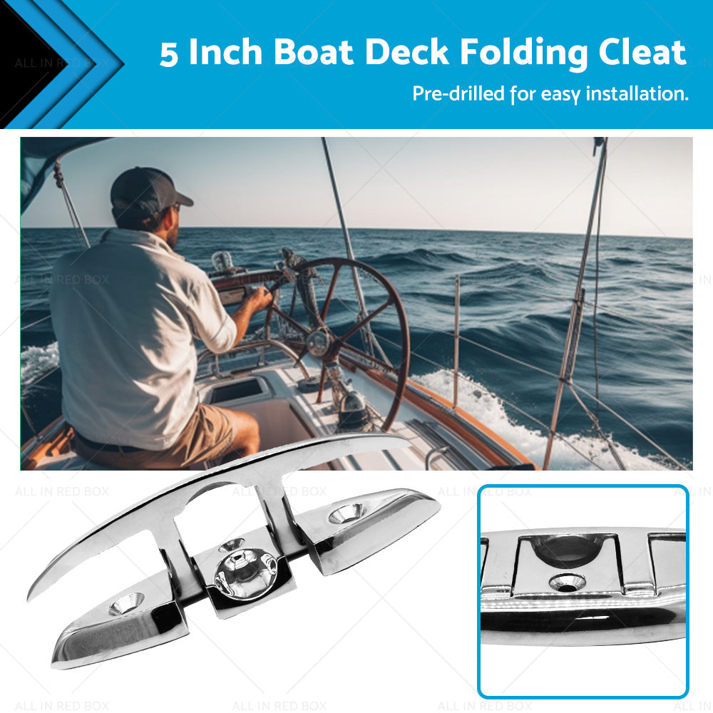 {{ Boat Deck Foldable Cleat Portable 5 Inch Detachable Pre-drilled Cleats Part }} - Buy Car Parts Online at {{ Kaka Auto Parts }}.
