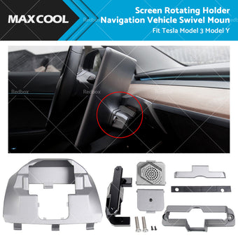 compare product Fit Tesla Model 3 Model Y Screen Rotating Holder Navigation Vehicle Swivel Mount