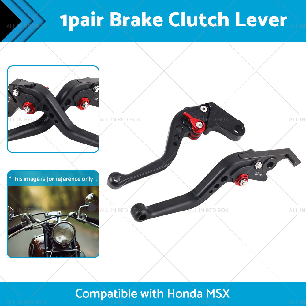 {{ Short Brake Clutch Levers Suitable For Honda MSX 125 Grom MSX 125 SF 2013-2023 }} - Buy Car Parts Online at {{ Kaka Auto Parts }}.