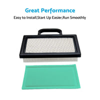 Air & Fuel Filter Kit Suitable For Intek V-Twin Briggs & Stratton Engines 499486S