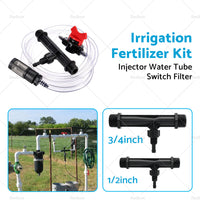 {{ 1/2  3/4  Irrigation Venturi Fertilizer Kit Injector Water Tube Switch Filter }} - Buy Car Parts Online at {{ Kaka Auto Parts }}.