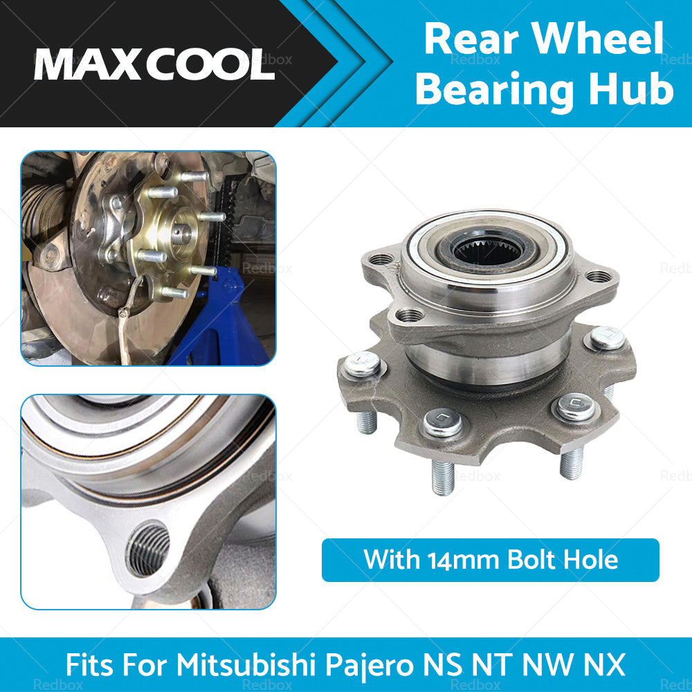 {{ Rear Wheel Bearing Hub Fit For Mitsubishi Pajero NS NT NW NX with 14mm Bolt Hole }} - Buy Car Parts Online at {{ Kaka Auto Parts }}.