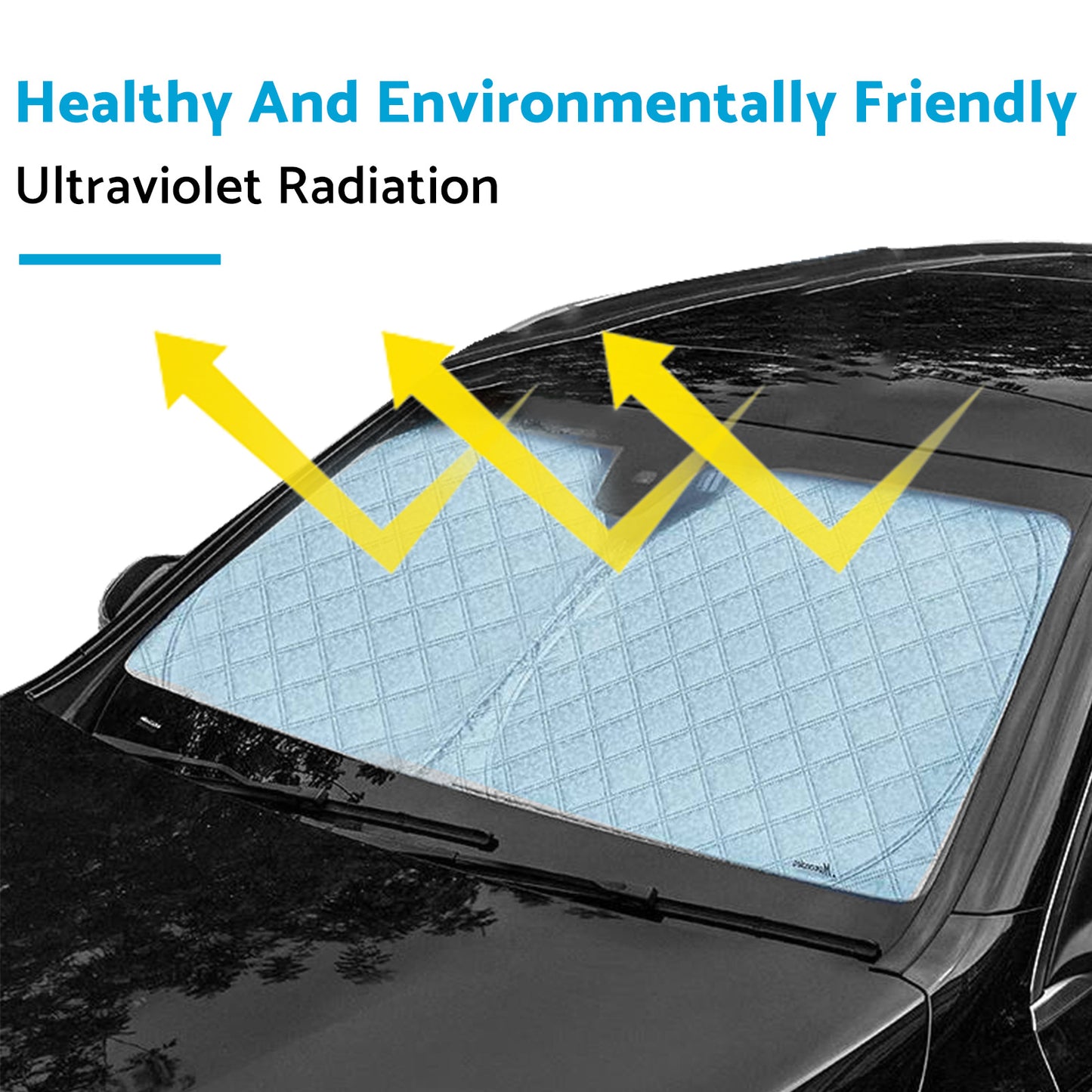 6 Layer Thick WindScreen SunShade Suitable For Peugeot 308 22-25 UV Protection