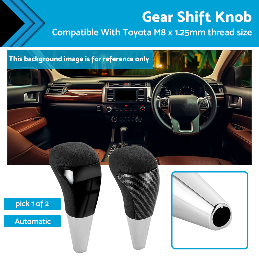 {{ Automatic Car Gear Stick Shift Knob Suitable For Toyota M8 x 1. 25mm thread size }} - Buy Car Parts Online at {{ Kaka Auto Parts }}.