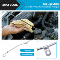 {{ Chrome Engine Oil Dip Stick  Housing Fits for Ford Falcon Fairmont 302 351 V8 }} - Buy Car Parts Online at {{ Kaka Auto Parts }}.