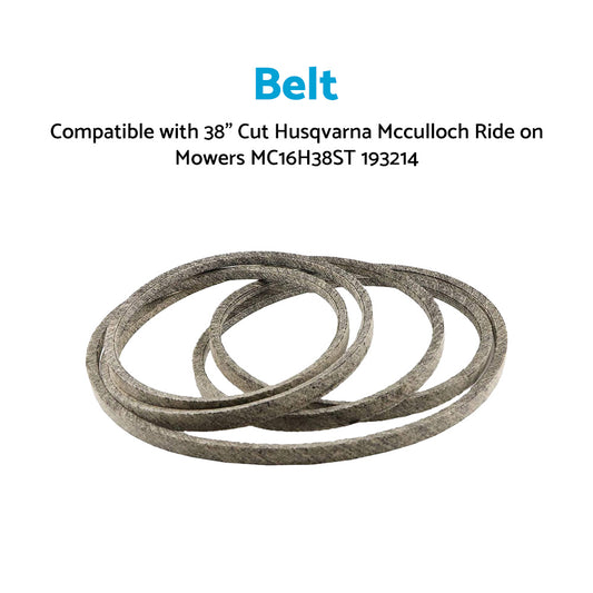 Belt Suitable For 38inch Cut Husqvarna Mcculloch Ride on Mowers MC16H38ST 193214