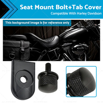 compare product Seat Bolt Tab Screw Mount Knob Cover Suitable For Harley Sportster Dyna Softail