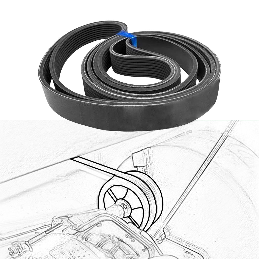 7PH1930 Dryer Drum Drive Belt Suitable For Electrolux Sensor Dry Models EDV5552 & EDV6552