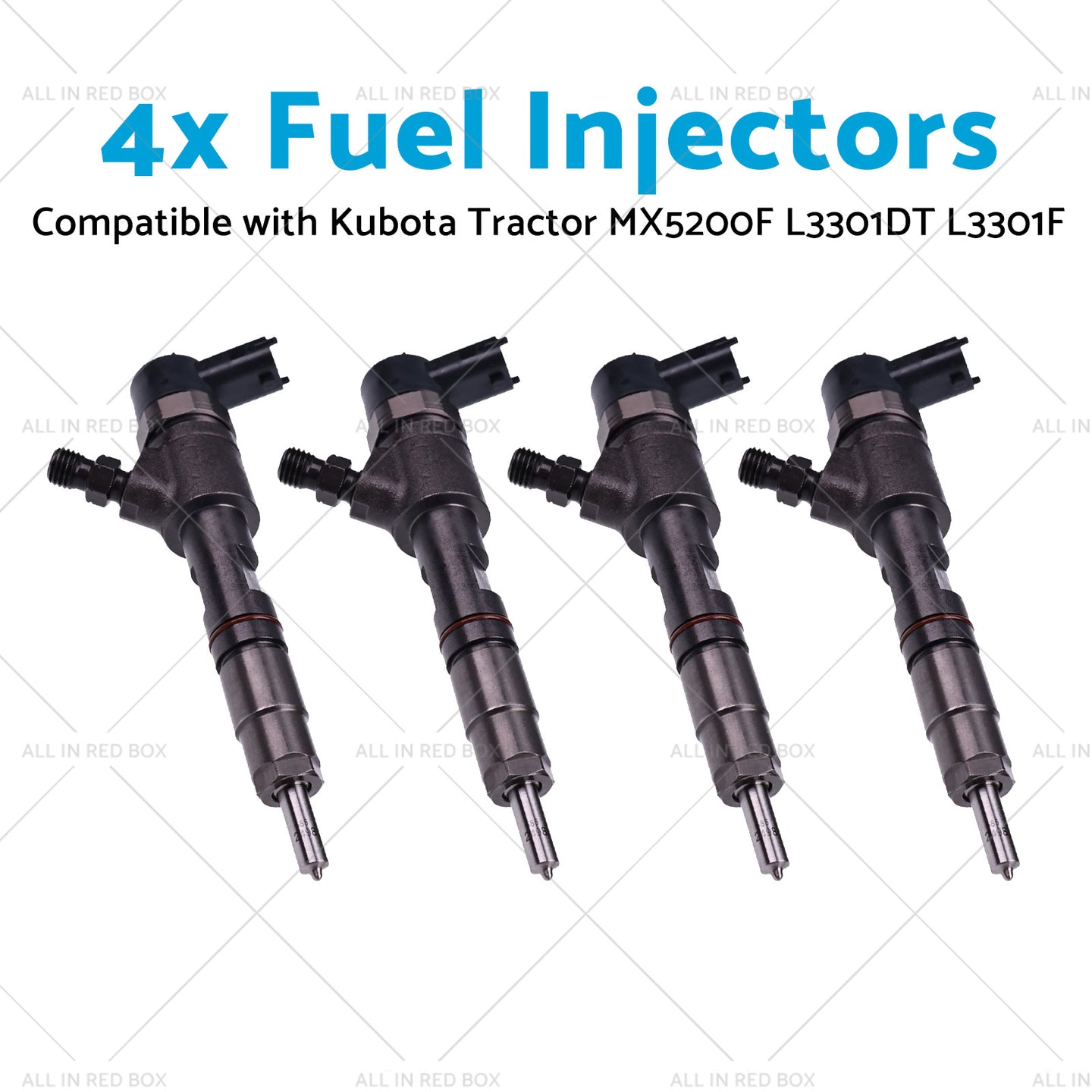 {{ 4x Fuel Injectors Suitable for Kubota Tractor MX5200F L3301DT L3301F 0445110775 }} - Buy Car Parts Online at {{ Kaka Auto Parts }}.