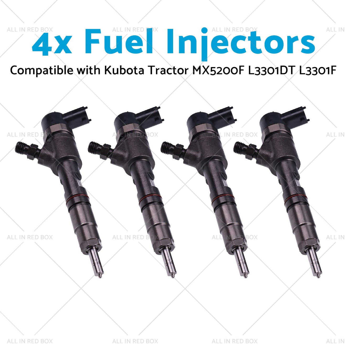 {{ 4x Fuel Injectors Suitable for Kubota Tractor MX5200F L3301DT L3301F 0445110775 }} - Buy Car Parts Online at {{ Kaka Auto Parts }}.