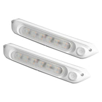 {{ 287MM DUAL LED BUG LIGHT 12/24V AWNING LIGHT AMBER/WHITE LIGHTS W/ SWITCH }} - Buy Car Parts Online at {{ Kaka Auto Parts }}.