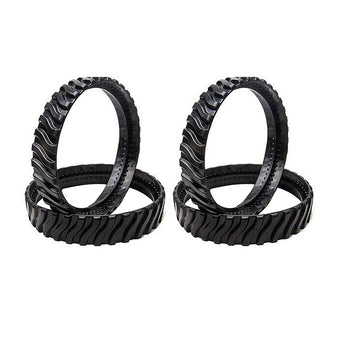 compare product 4x Tracks Tyres Wheel Suitable For Zodiac MX8 MX6 Baracuda R0526100 Pool Cleaner