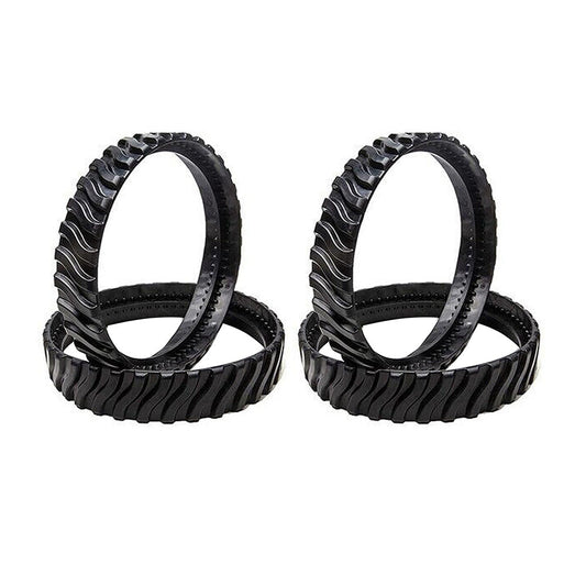 4x Tracks Tyres Wheel Suitable For Zodiac MX8 MX6 Baracuda R0526100 Pool Cleaner