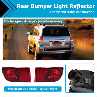 compare product Rear Bumper Light Reflector Suitable For Toyota Land Cruiser Prado J120 02-10