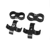 10x AN8 8AN Nylon Braided Stainless Steel Fuel Oil Line Hose Separator Clamp