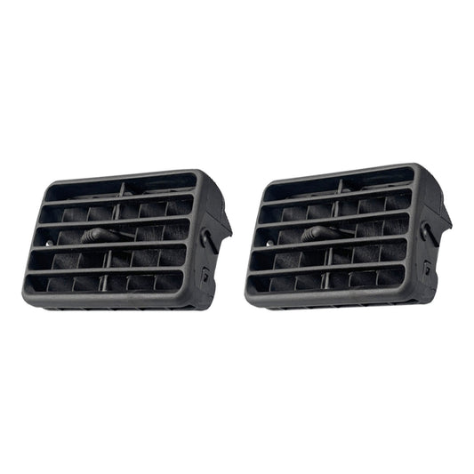 Front Center Middle Air Vent 2x Black Suitable For Toyota Hilux LN145 1997-2004