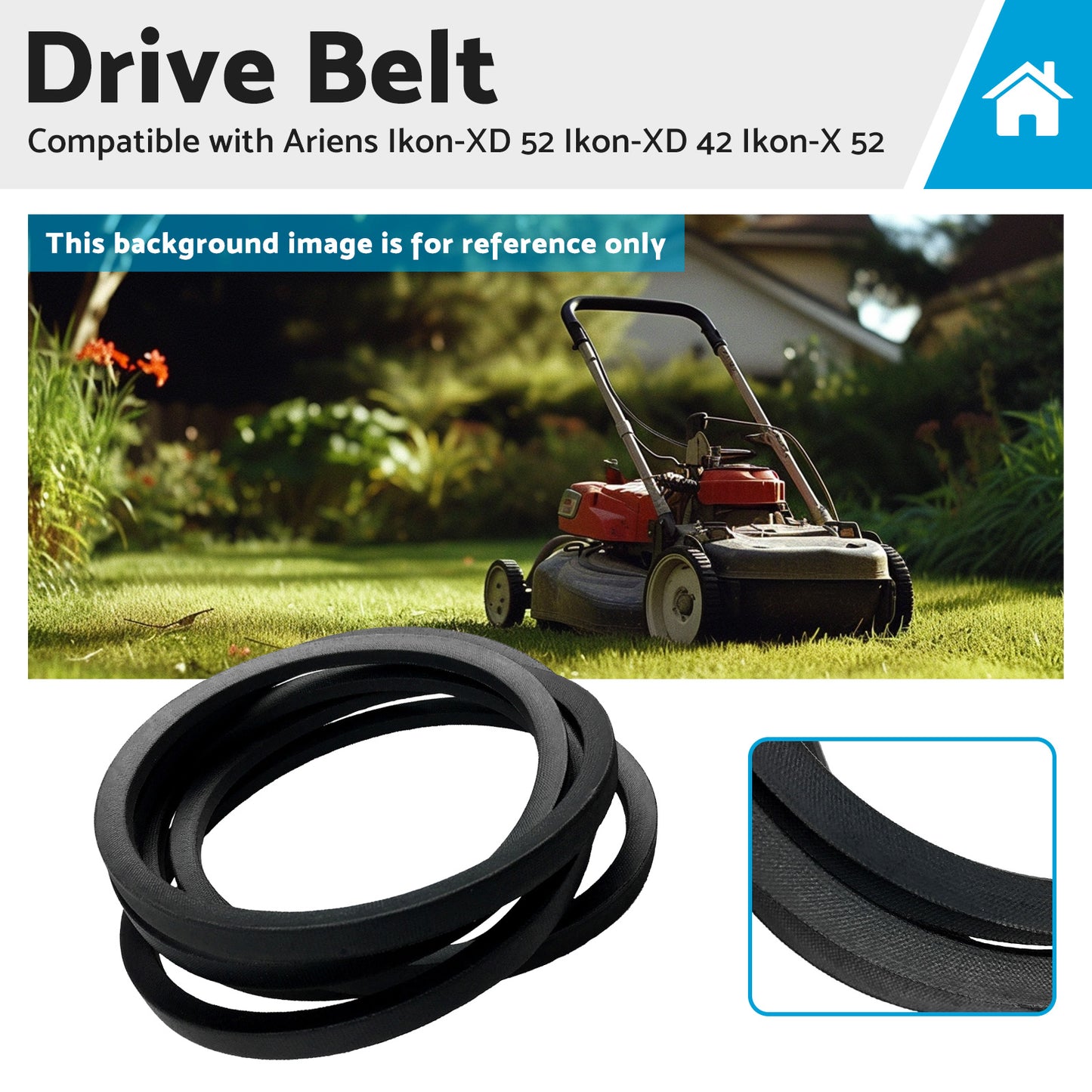 {{ 07200718 Drive Belt Suitable for Ariens Ikon-XD 52 Ikon-XD 42 Ikon-X 52 }} - Buy Car Parts Online at {{ Kaka Auto Parts }}.