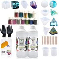 Epoxy Resin 1:1 AB Kit Craft Coating UV Color Pigment Paste Liquid Silicone Mold