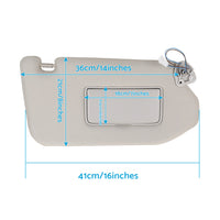 Right Interior Sun Visor Shade Grey Suitable For Nissan Pathfinder R52 Wagon 2013-2018