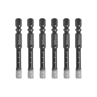 compare product 5x Dry Diamond Drill Bit 6mm For Porcelain Granite Tile Glass Ceramics Marble