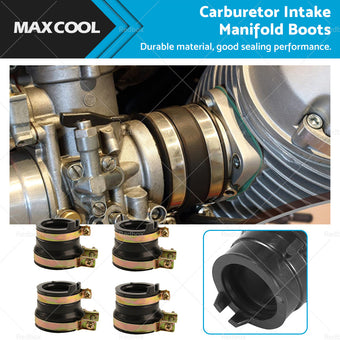 compare product 4x Carburetor Intake Manifold Boots For Honda CBR250 MC22 MC19 CB400 NC31